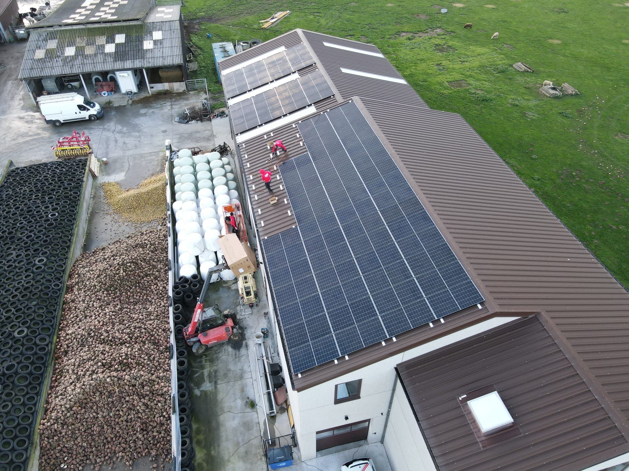 Installation solaire professionnelle